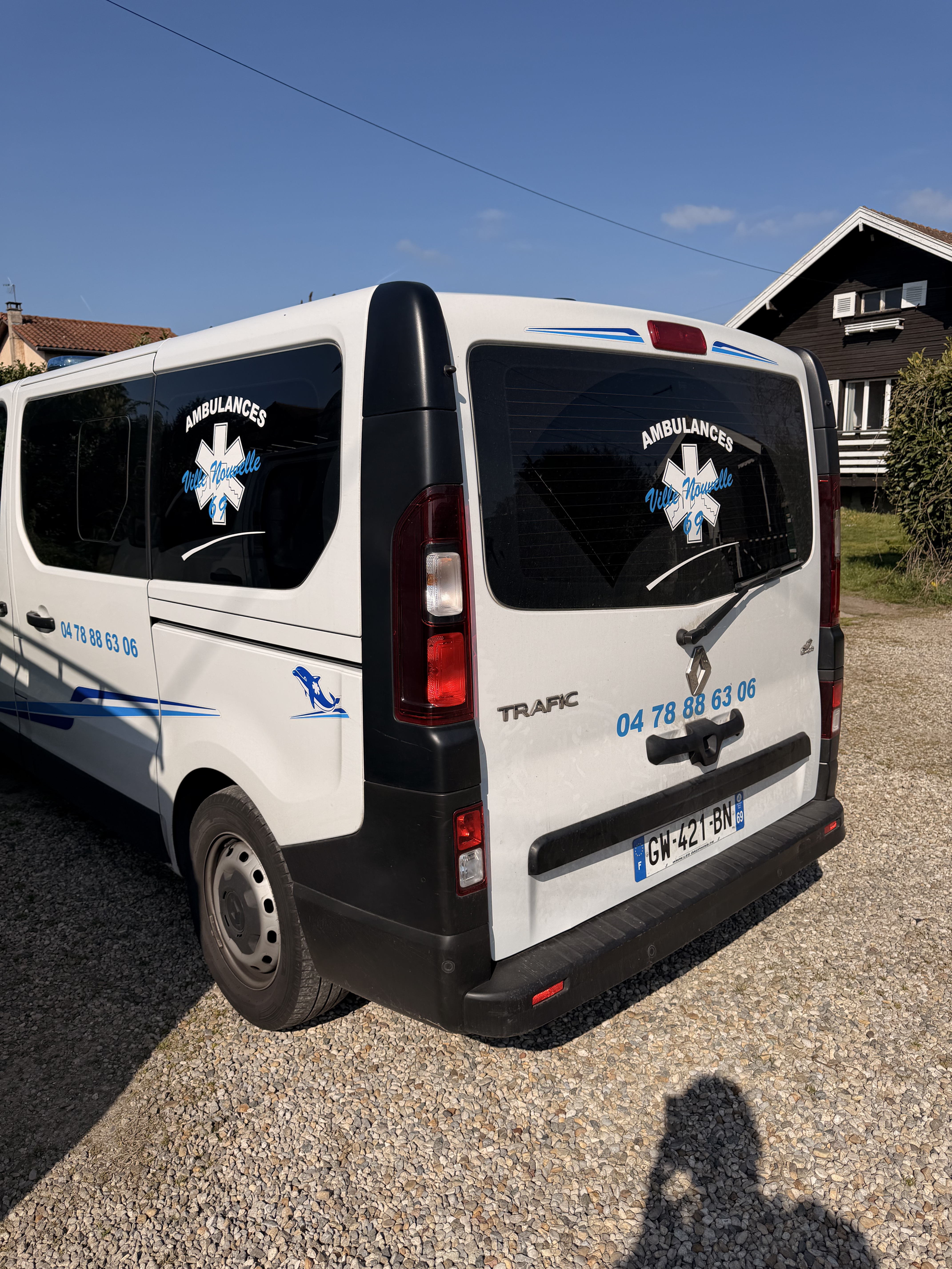 Véhicule de transport assis professionnalisé d'Ambulance Ville Nouvelle